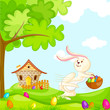Vector Illustration Of Bunnies...