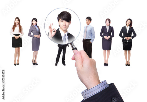 Photo: Human resources concept Human resources concept