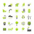 Ecology icons set