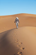 Hike in desert