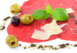 Carpaccio, Oliven