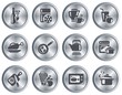Vector: Kitchen and cooking button set Kitchen and cooking button set