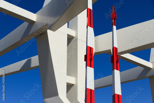 Photo: Abstract details of modern bridge Abstract details of modern bridge