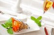 Crepe mit Obstsalat