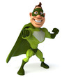 Green superhero