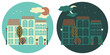 Day and Night City View