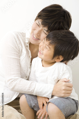 Photo: 幸せそうな親子 幸せそうな親子
