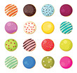 Pastries set