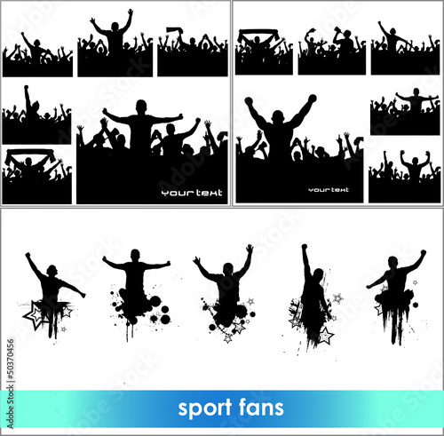 Vector: Advertising banners for sports championships Advertising banners for sports championships