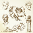 hand drawn collection - ancient greece