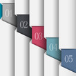 Paper numbered banners