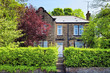 A typical English house with a garden