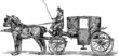 Old horse-drawn carriage