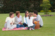Photo: Family Having Picnic In Park Family Having Picnic In Park