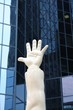 Montreal - Statue La Foule illuminee