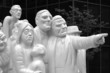 Montreal - Statue La Foule illuminee