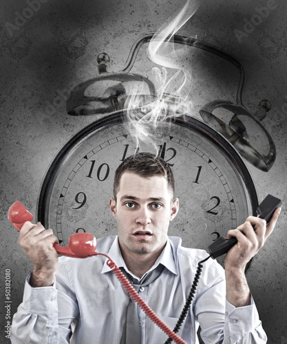 Photo: Stressed out by deadline Stressed out by deadline
