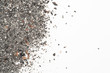 Close up of ash with copy space