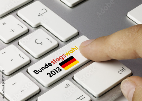 Photo: Bundestagswahl Tastatur Finger Bundestagswahl Tastatur Finger