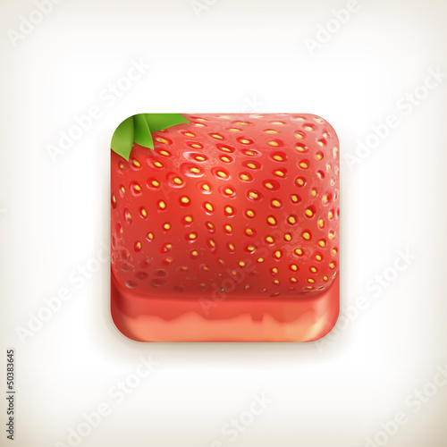 Vector: Strawberry app icon Strawberry app icon