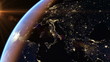 Video: Europe at night Europe at night