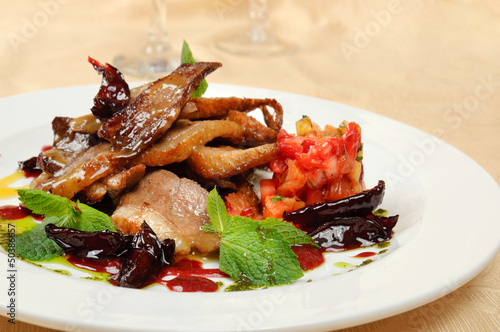 Photo: Roasted goose Roasted goose