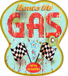 vintage gas station sign,vector