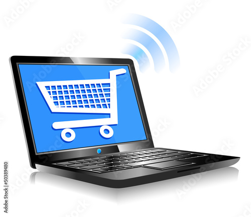 Vector: Shopping on the Internet Shopping on the Internet