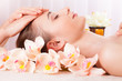 Beautiful woman relax in spa