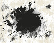 Grunge background with halftone