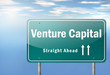 Highway Signpost "Venture Capital"