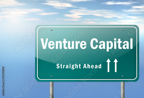 Illustration: Highway Signpost "Venture Capital" Highway Signpost "Venture Capital"