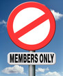 members only
