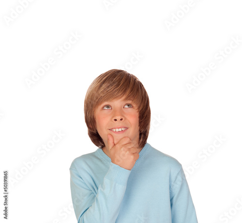 Photo: Pensive preteen boy Pensive preteen boy