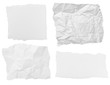 white paper ripped message background