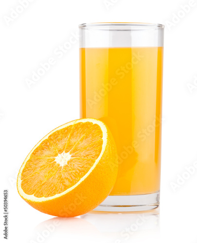 Photo: a glass of orange juice a glass of orange juice