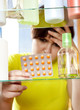 Girl and pills