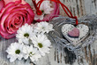Blumen mit Herz
