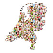 Portrait of a lot of people - the netherlands
