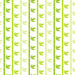 Seamless Pattern Abstract Bamboo Green Colors