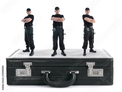 Photo: Triple security Triple security