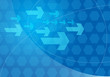 blue graphic arrows cover