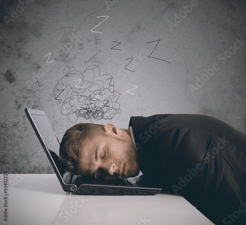 Photo: Tired businessman Tired businessman