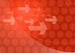 red graphic arrows