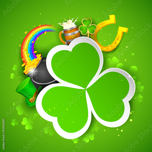Vector: Saint Patrick's Day Background Saint Patrick's Day Background