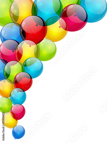 Vector: Balloon background Balloon background
