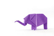Origami Elefant Lila