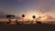 Video: Tropical island and Yacht sailing at sunset, camera panning Tropical island and Yacht sailing at sunset, camera panning