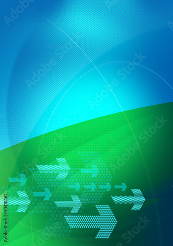 Illustration: graphic backdrop blue green graphic backdrop blue green