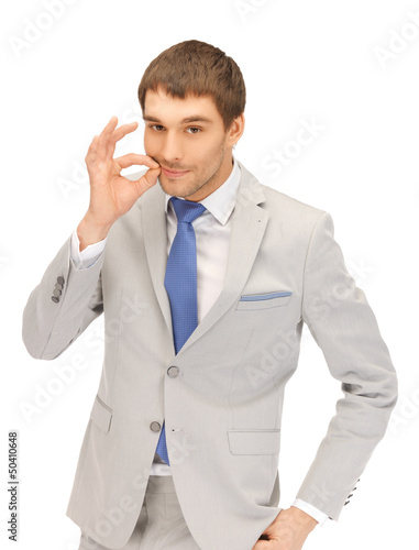 Photo: finger on lips finger on lips